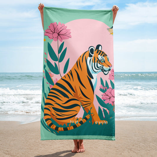 Pink Tiger Towel