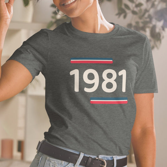 1981 (80s Babies) unisex Short-Sleeve Unisex T-Shirt